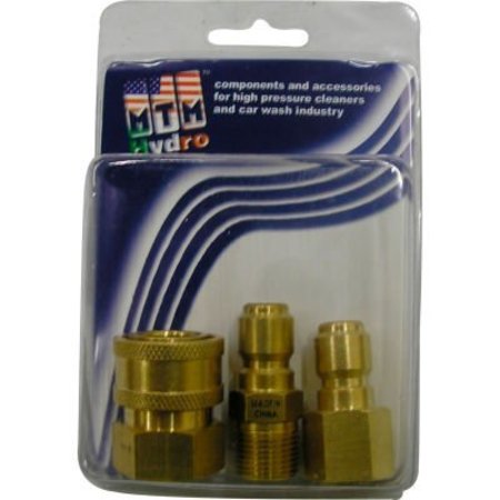 MTM HYDRO MTM Hydro 4200 psi 3/8" Brass Quick Coupler and Plug Pack 24.0548